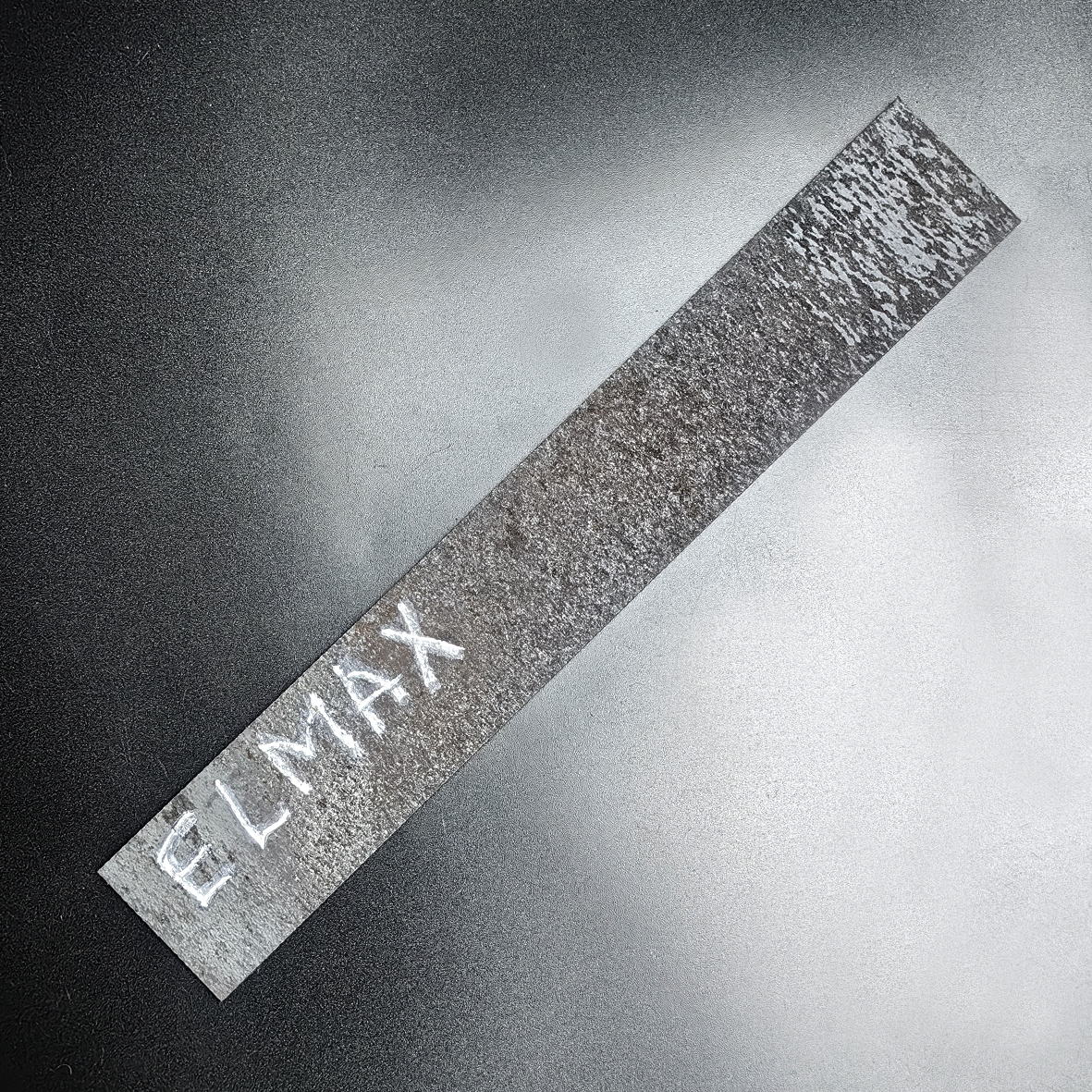 Заготовка для ножа из стали Elmax размеры: 300х30х3.7 мм